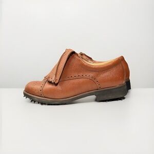 AEROGREEN‎ Made in Italy Golf Loafers Brogues Women's 6 Removable Kilties Extras